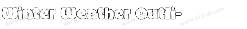 Winter Weather Outli字体转换 Winter Weather Outli字体转换